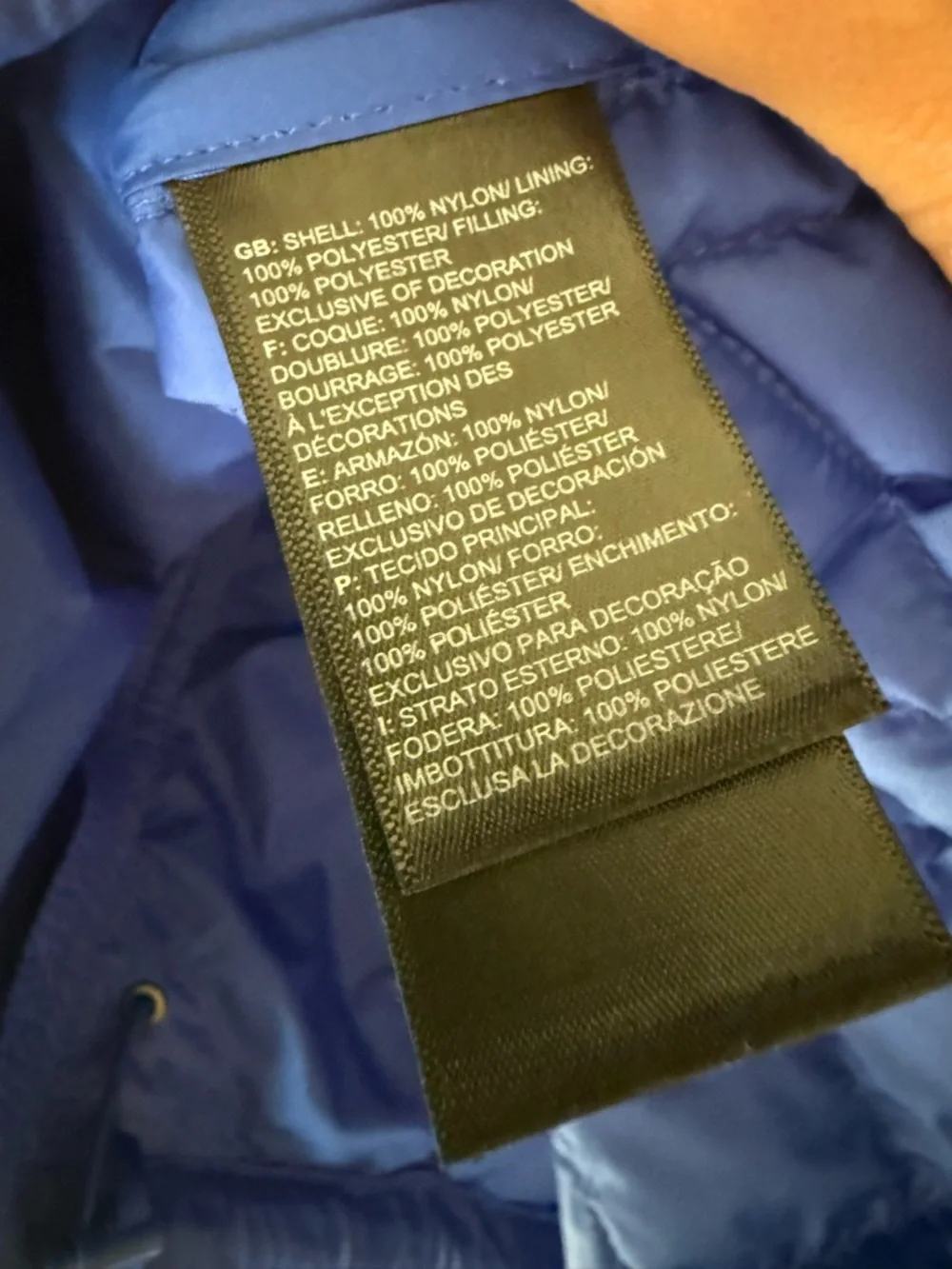 The North Face Royal Blue thermoball Puffer Jacket Small - Picture 8 of 9